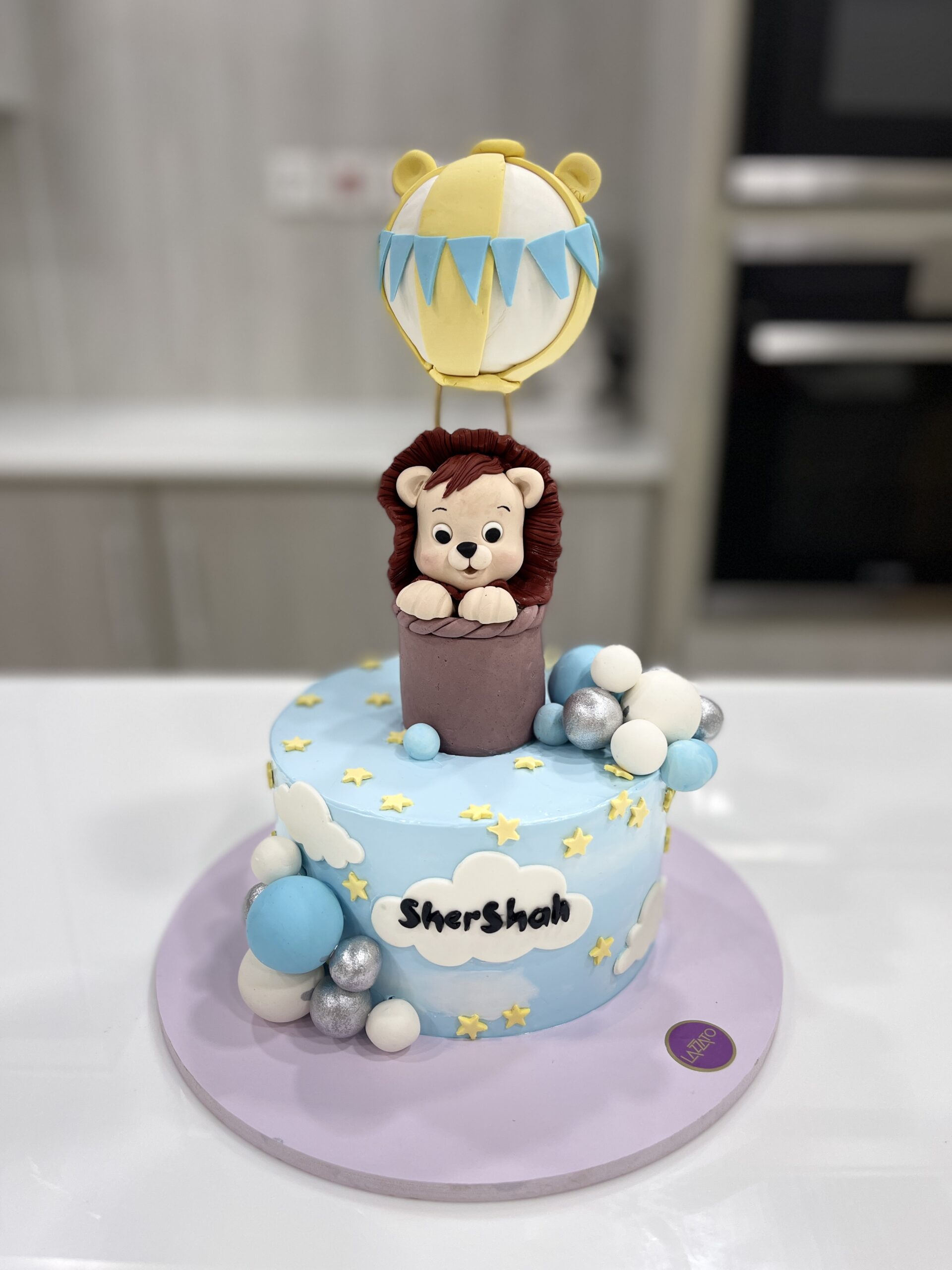 Baby Lion Themed Cake