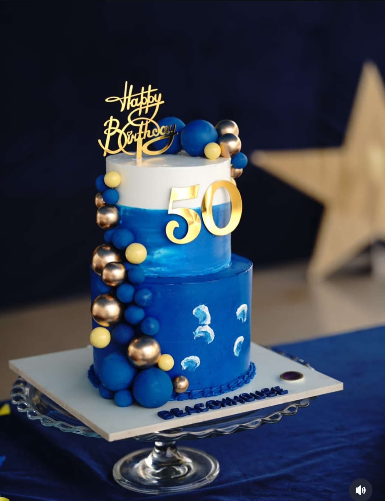 Corporate 50th Birthday Cake