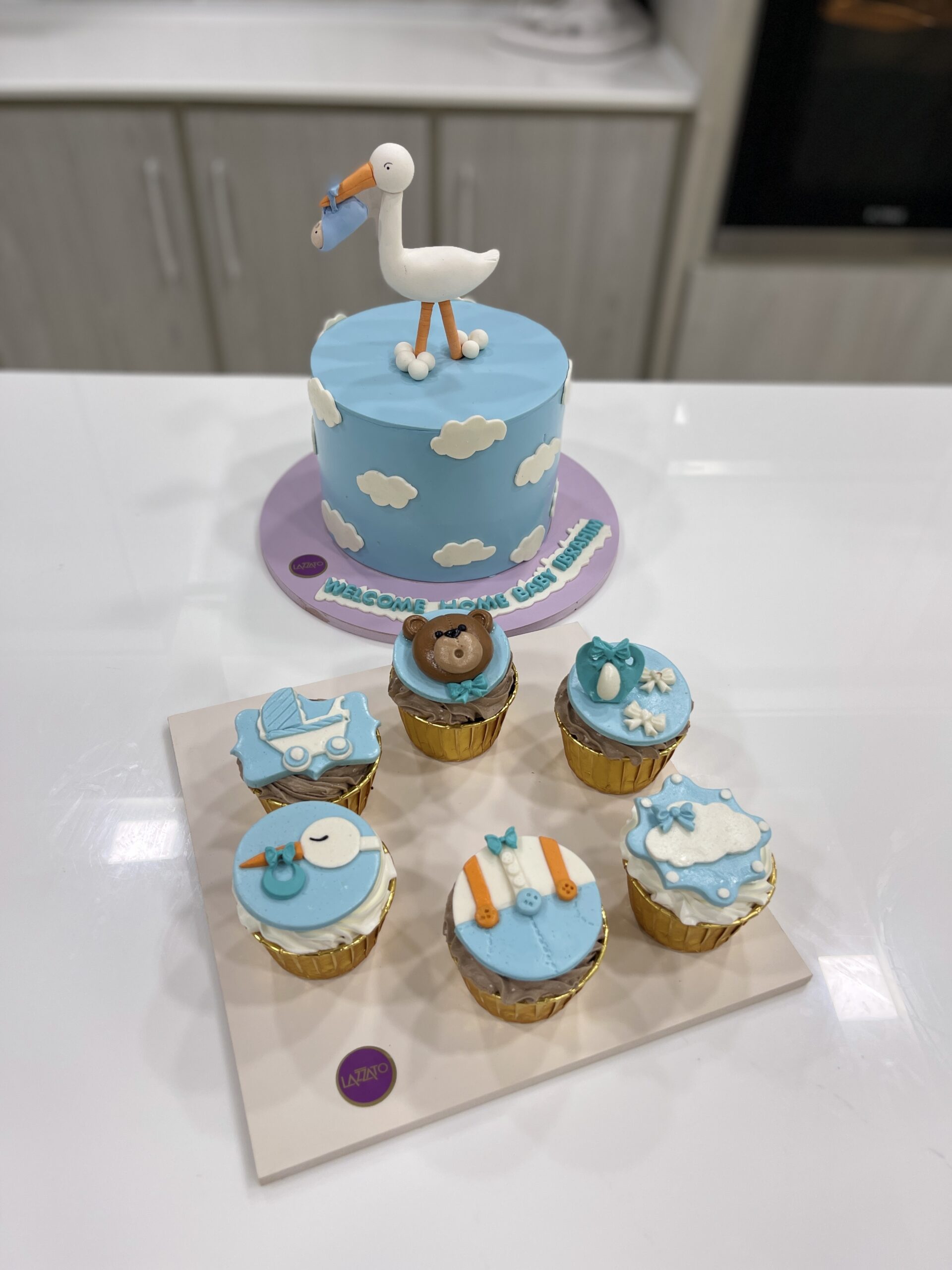 Welcome Home Baby Cake